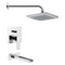 Tub and Shower Faucet Set with Rain Shower Head